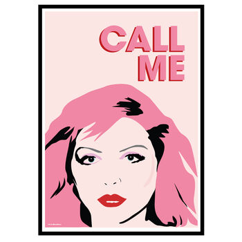 'Call Me' Illustrated Art Print, 3 of 4