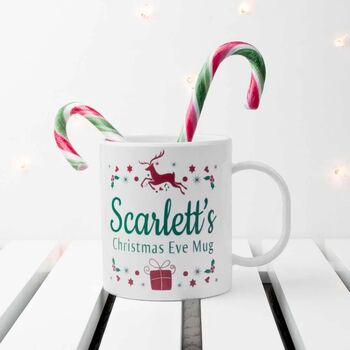 Personalised Children's Christmas Eve Mug, 3 of 8