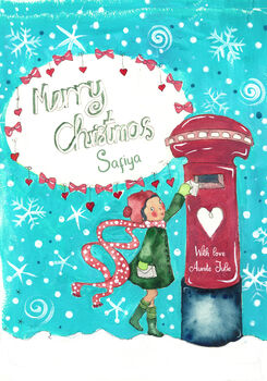 Jolly Post Box Christmas Card, 2 of 3