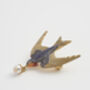 Swallow And Pearl Brooch, thumbnail 5 of 8
