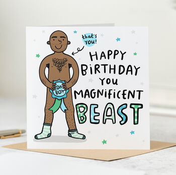 'Magnificent Beast' Birthday Card, 10 of 11