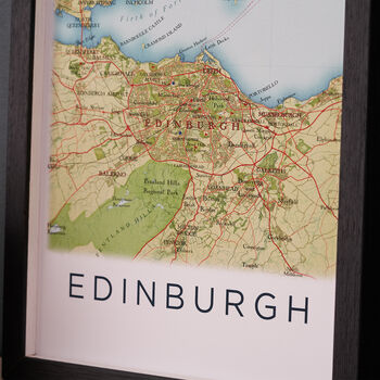 University Of Edinburgh Map Print Graduation Gift, 3 of 5