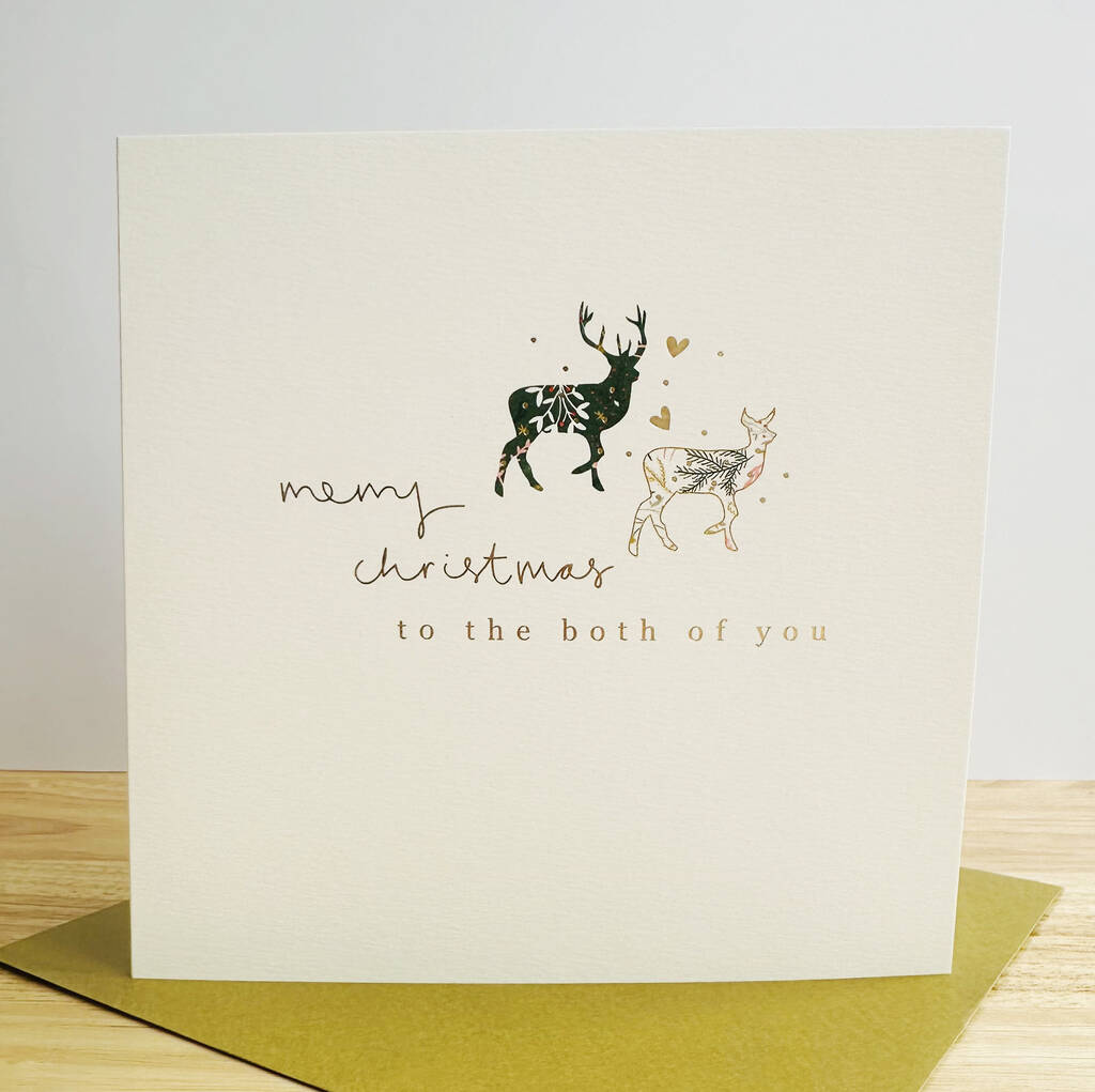 Both Of You Luxury Christmas Card