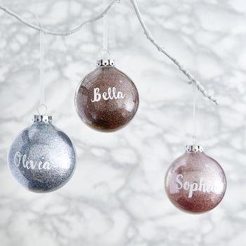 Personalised Glitter Bauble, 4 of 7