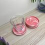 Pink Marbled Drinks Coaster With Lip, thumbnail 1 of 7