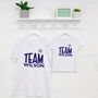 Team Surname Personalised Parent And Child Set, thumbnail 4 of 6
