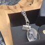 Dandelion Silver Pendant Wish Charm Necklace Gift, thumbnail 2 of 4