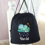 Personalised Cloud Drawstring Pe Kit Bag, thumbnail 3 of 5