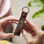 Personalised Leather Phone Stand Keyring, thumbnail 7 of 12
