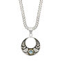 Moon Phase Men's Silver Necklace, thumbnail 3 of 8