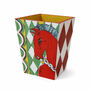 'Horsing Around': Hand Painted Original Bin/Basket, thumbnail 7 of 9