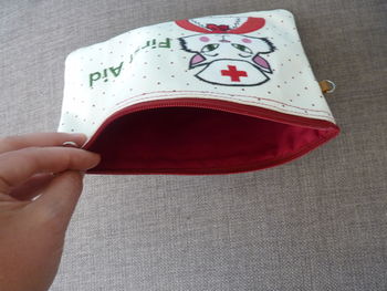 Nurse Kitty Cosmetic Pouch / Clutch, 4 of 5
