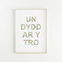 Un Dydd Ar Y Tro Unframed Welsh Print, thumbnail 3 of 3
