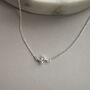 Sterling Silver Friendship Knot Necklace, thumbnail 3 of 12