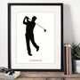 Golf Lovers Personalised Print, thumbnail 1 of 6
