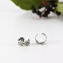 Sterling Silver Flower Ear Cuffs, thumbnail 1 of 9