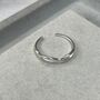 925 Sterling Silver Infinity Toe Ring, thumbnail 3 of 12