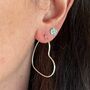 Statement Heart Hoop Earrings, thumbnail 1 of 3