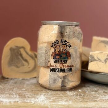 Chocolate Orange | Gourmet Marshmallow Gift Can Valentines Edition, 4 of 7