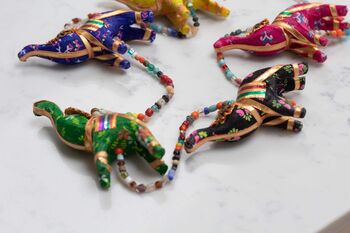 Set Of Two Indian Elephant Wall Hanging, 6 of 7