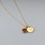 Personalised Rose Gold Plated Birthstone Necklace, thumbnail 4 of 10