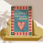 How Wonderful Life Is Nursery Print New Baby Gift, thumbnail 1 of 7