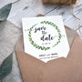 Botanical Wreath Save The Date, thumbnail 3 of 3