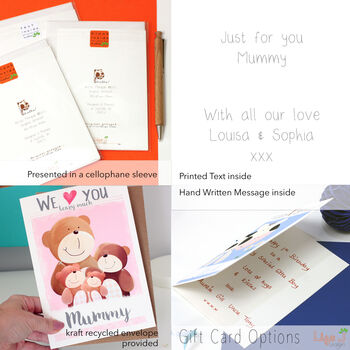 Personalised Love You Beary Much Nanny Card, 8 of 8