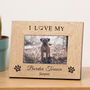 Personalised Dog Wooden Picture Frame, thumbnail 4 of 4