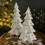 Medium White Porcelain Christmas Tree With Lights, thumbnail 5 of 5