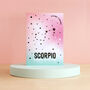 Scorpio Star Sign Constellation Birthday Card, thumbnail 1 of 7