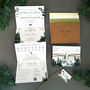 Woodland Wedding Invitations Sample Forest Ferns, thumbnail 2 of 10