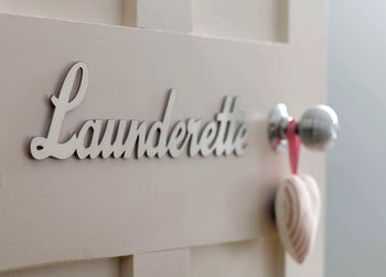 'Launderette' Metal Sign, 3 of 5