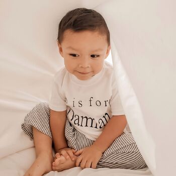 Personalised Children's Initial And Name T Shirt, 3 of 6
