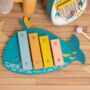 Kids Wooden Whale Xylophone, thumbnail 1 of 2
