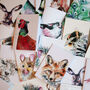 Inky Animal Stationery Lovers Letterbox Gift Set, thumbnail 1 of 12