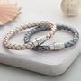 Personalised Mother And Daughter Leather Bracelet Set, thumbnail 1 of 9