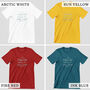Organic Cotton 'Happiness Comes In Salty Water' T Shirt, thumbnail 4 of 6