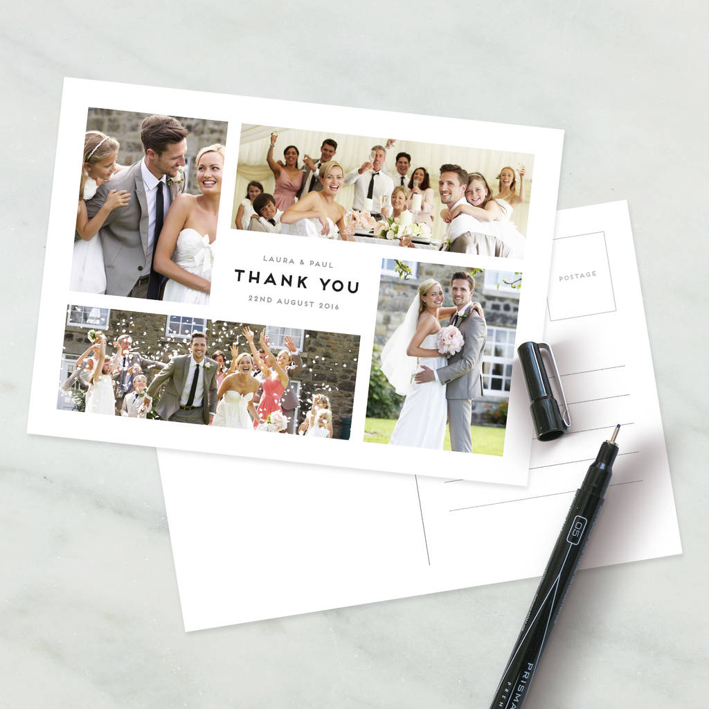 postcard thank you