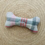 Mutts And Hounds Luxury Tweed Squeaky Dog Bone Toy, thumbnail 2 of 4