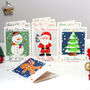 'Tis The Season' Mixed Christmas Cards Pack Of Eight, thumbnail 2 of 10