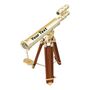 Custom 23 Inch Brass Double Barrel Telescope Tripod, thumbnail 3 of 8