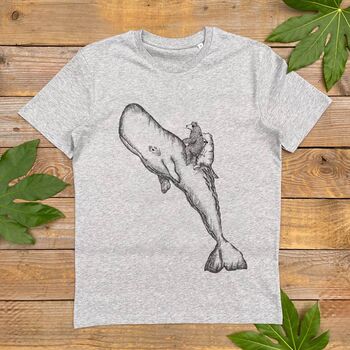 Whale And Bear T Shirt, Organic And Sustainable, 2 of 5
