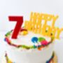 Brick Style Birthday Cake Topper Combo, thumbnail 2 of 4