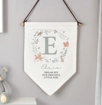 Personalised New Baby Wall Art Banner, 2 of 4