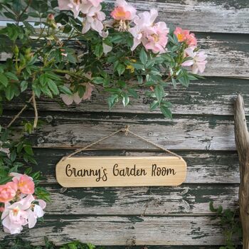Handmade Personalised Driftwood Style Sign, 7 of 12