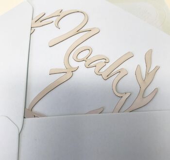 Personalised Papercut 1st Birthday Card, 6 of 11
