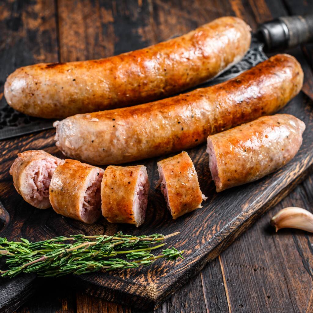 Premium Pork Gluten Free Sausages 400g Pack Of Six By The Black Farmer ...