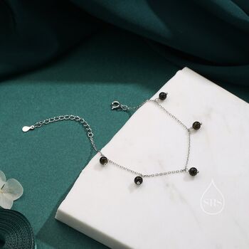 Natural Gold Obsidian Bracelet, 3 of 10