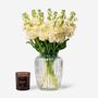 Pale Canary Stock Fresh Bouquet, thumbnail 1 of 3